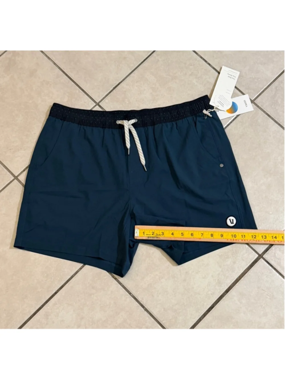 VUORI Men's KORE LINED SHORT 5” INDIGO COLOR SIZE XL